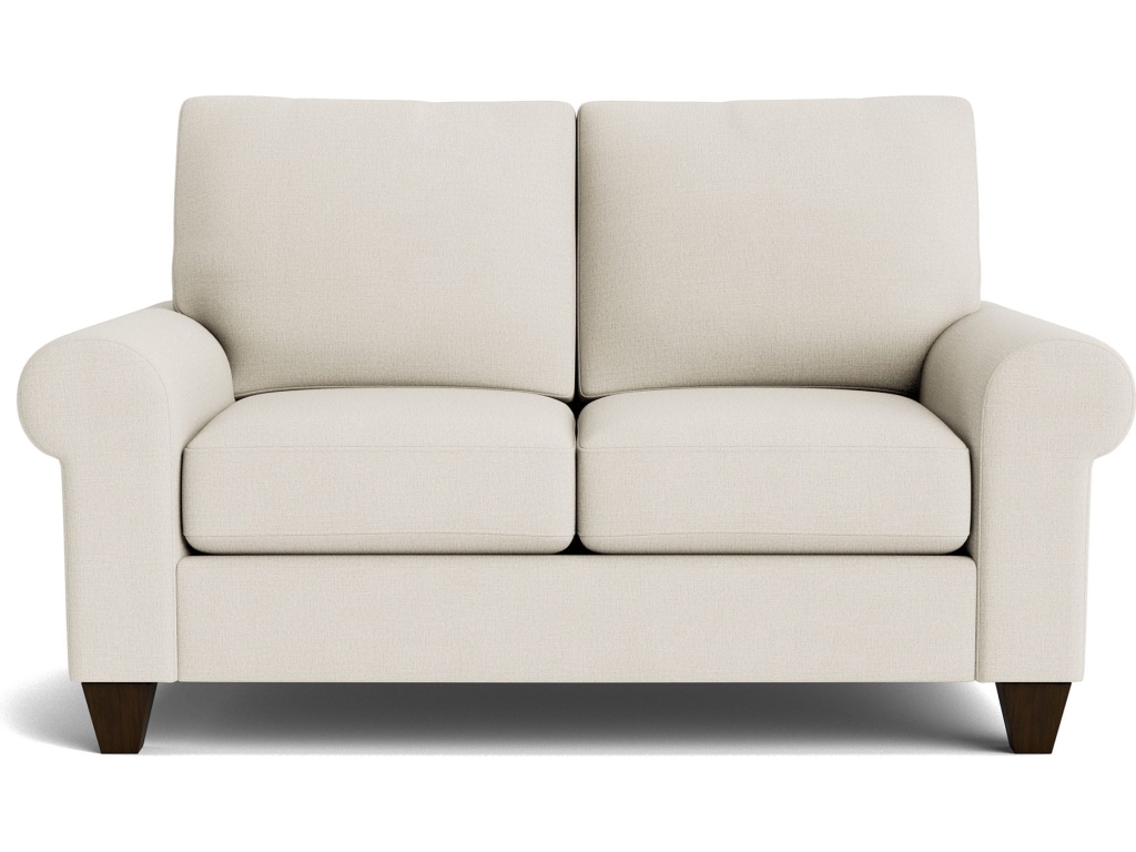 True Custom™ Large Roll Arm Loveseat - main image