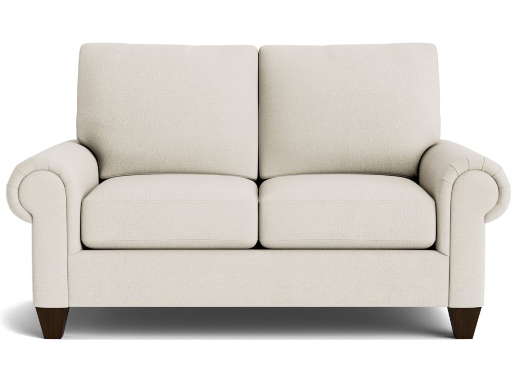 True Custom™ Large Panel Arm Loveseat - main image