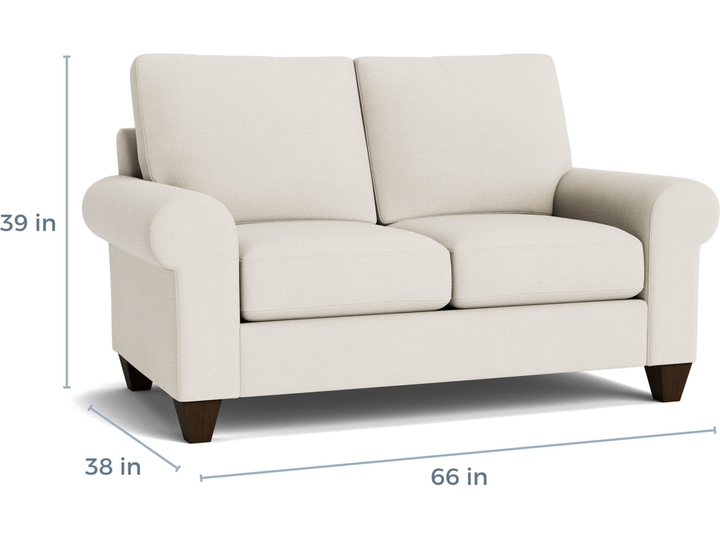 True Custom™ Large Roll Arm Loveseat - image 3