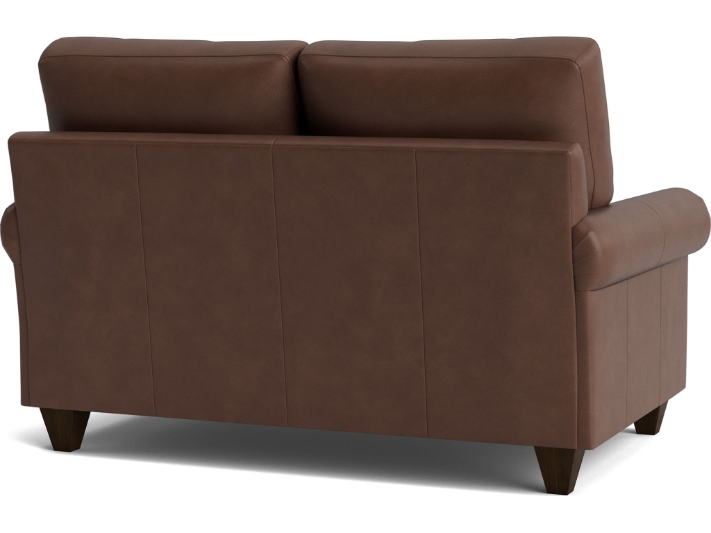 True Custom™ Leather Panel Arm Loveseat - image 3