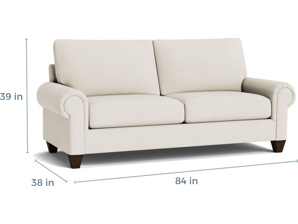 True Custom™ Large Panel Arm Studio Sofa - image 4