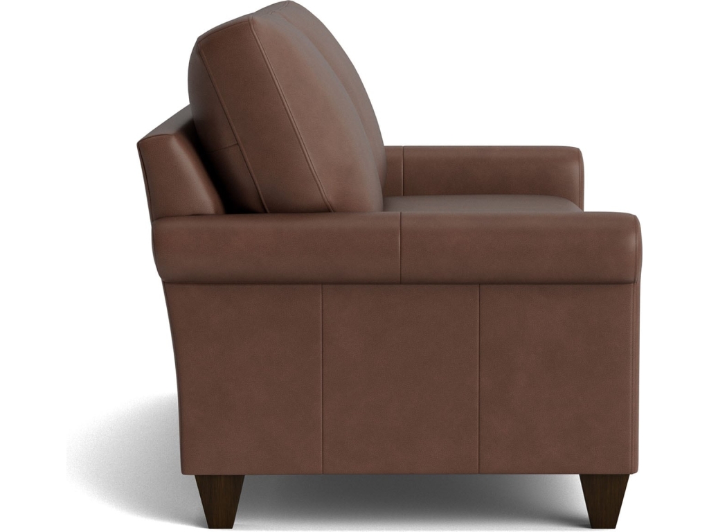 True Custom™ Leather Roll Arm Studio Sofa - image 2