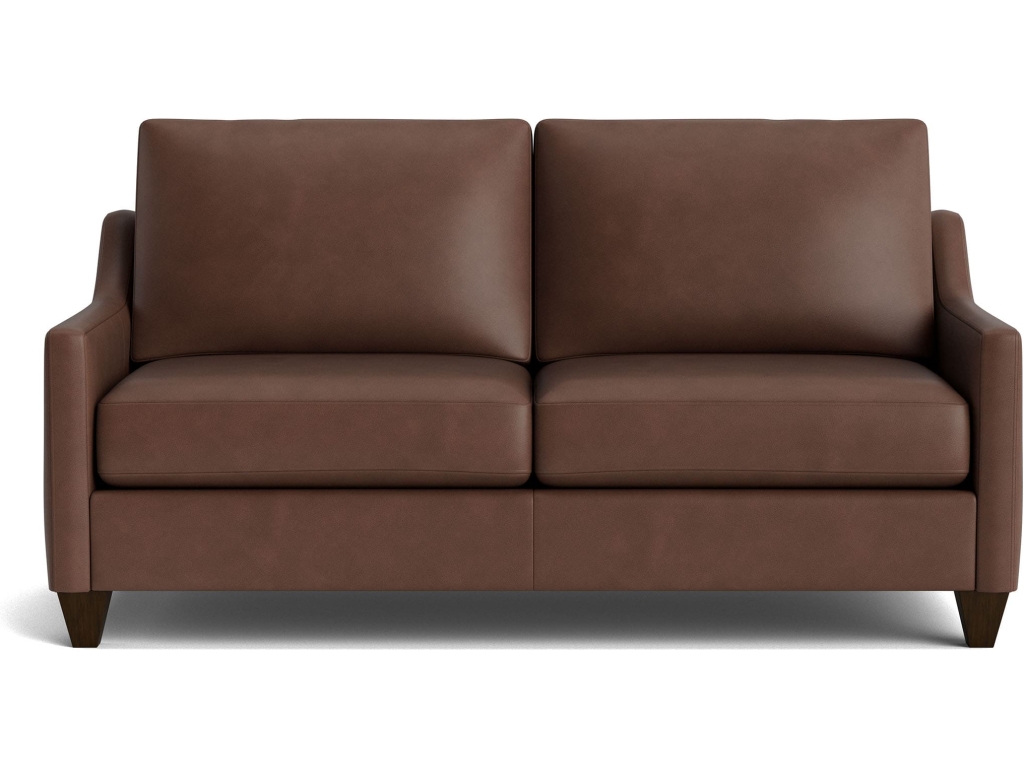 True Custom™ Leather Slope Arm Studio Sofa - main image