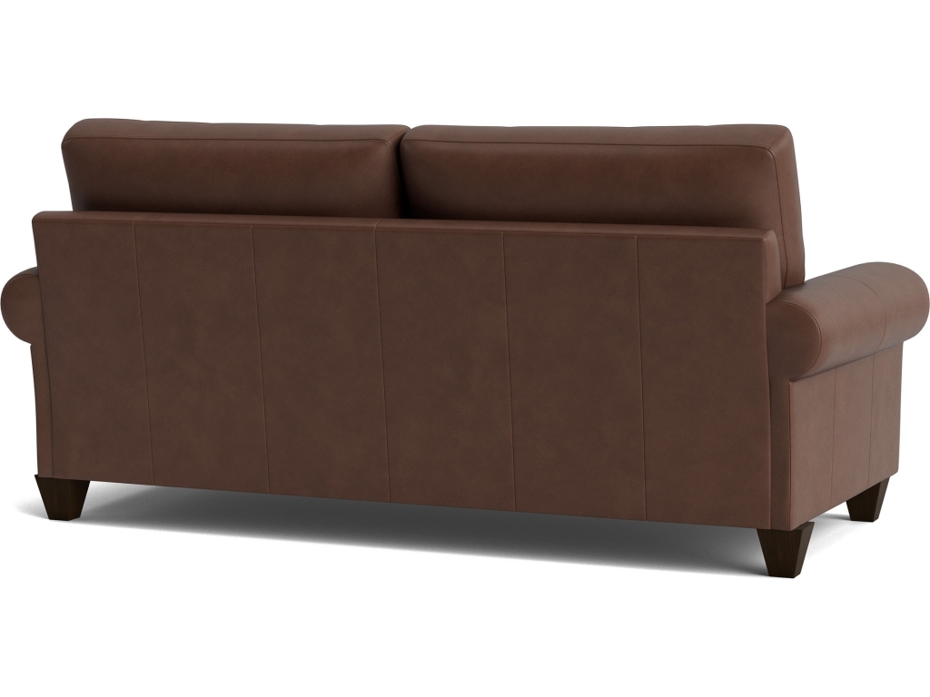 True Custom™ Leather Large Roll Arm Studio Sofa - image 3