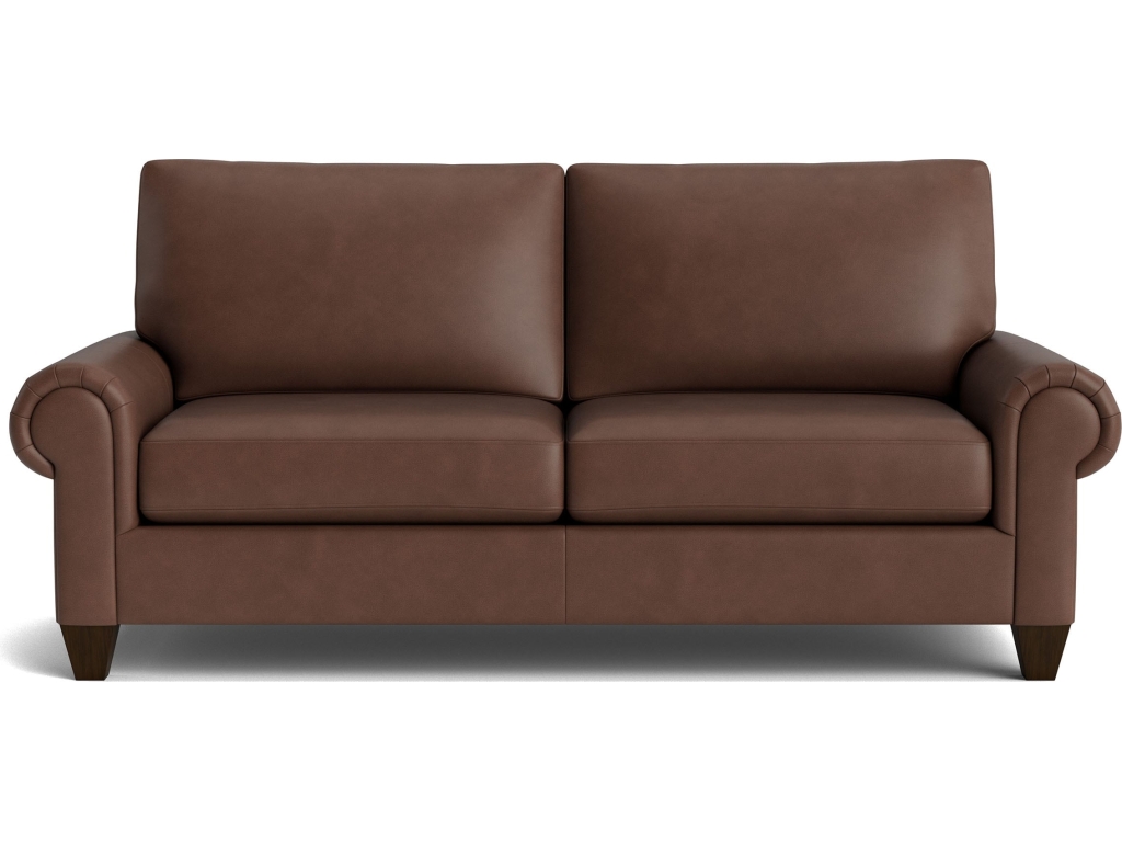 True Custom™ Leather Large Panel Arm Studio Sofa - main image