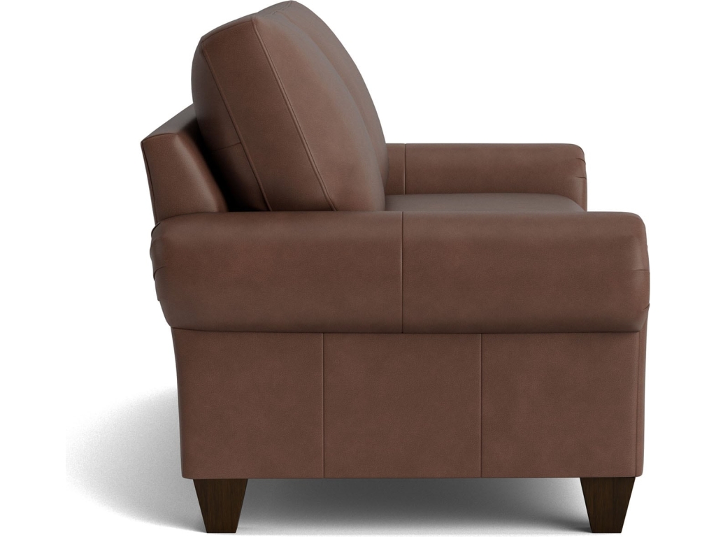 True Custom™ Leather Large Panel Arm Studio Sofa - image 2