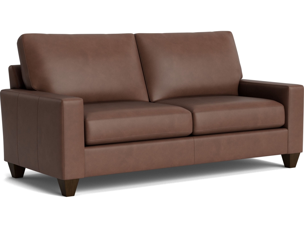 True Custom™ Leather Large Track Arm Studio Sofa - image 6