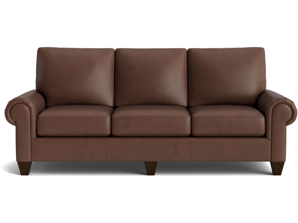 True Custom™ Leather Large Panel Arm Sofa - main image