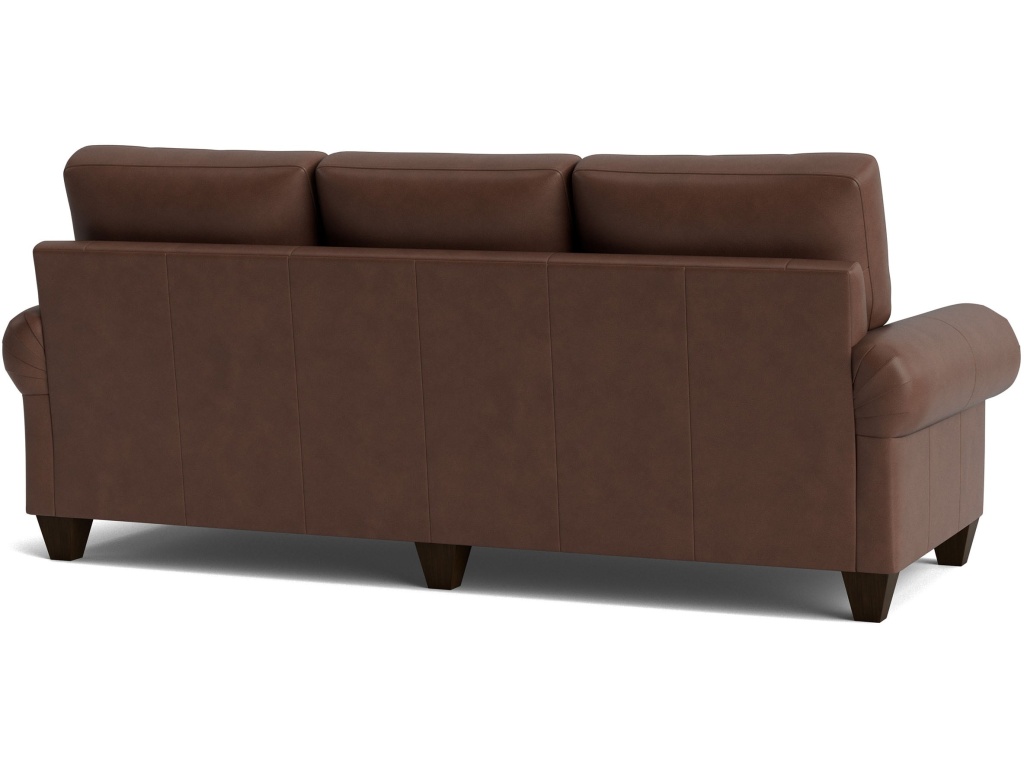 True Custom™ Leather Large Panel Arm Sofa - image 3