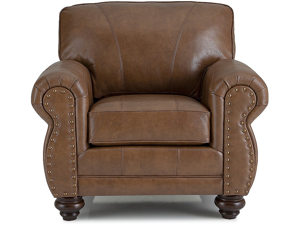 Noble Leather Club Chair - image 1