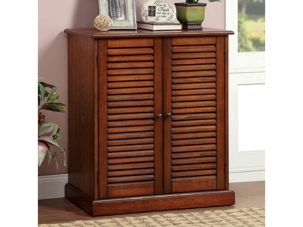 Shoe Cabinet, Antique Oak - main image