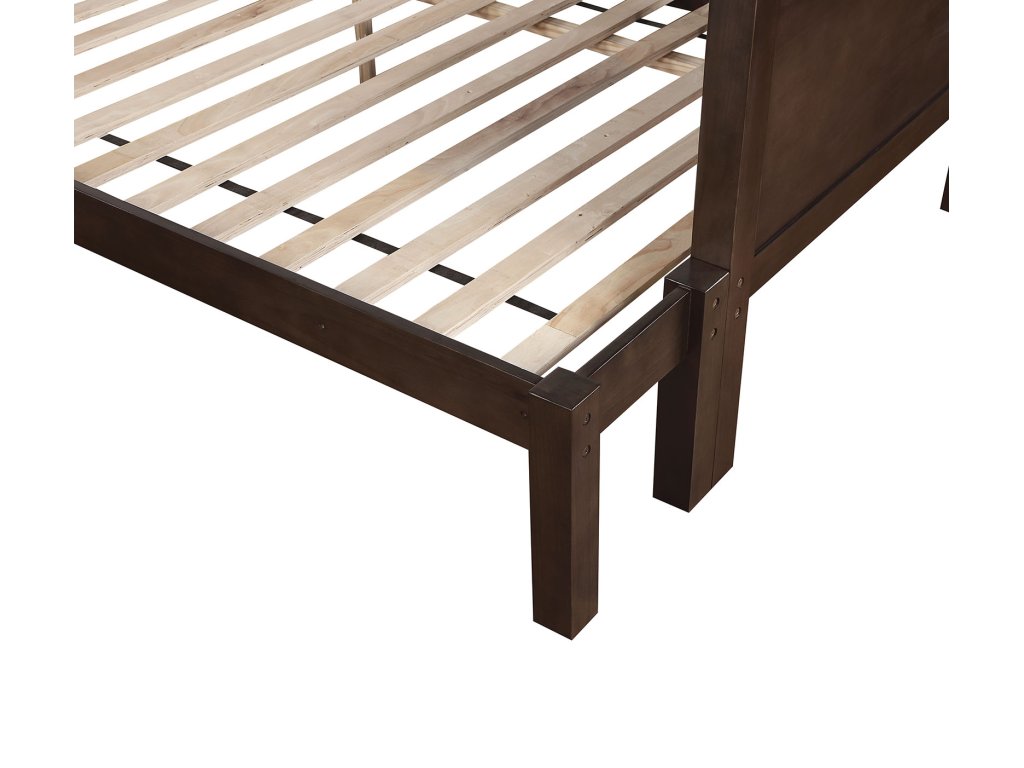 Twin/Full Bunk Bed, Walnut - image 1