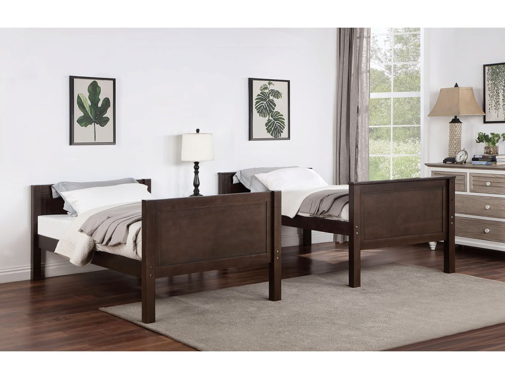 Twin/Twin Bunk Bed, Walnut - image 1