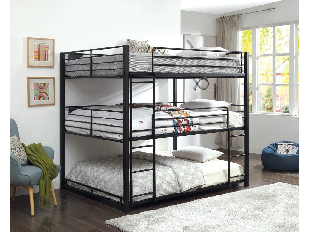 Queen Triple Decker Bed - main image