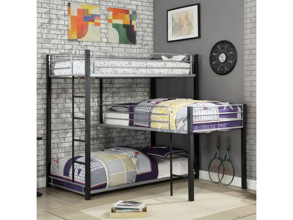 Twin Triple Decker Bed - main image