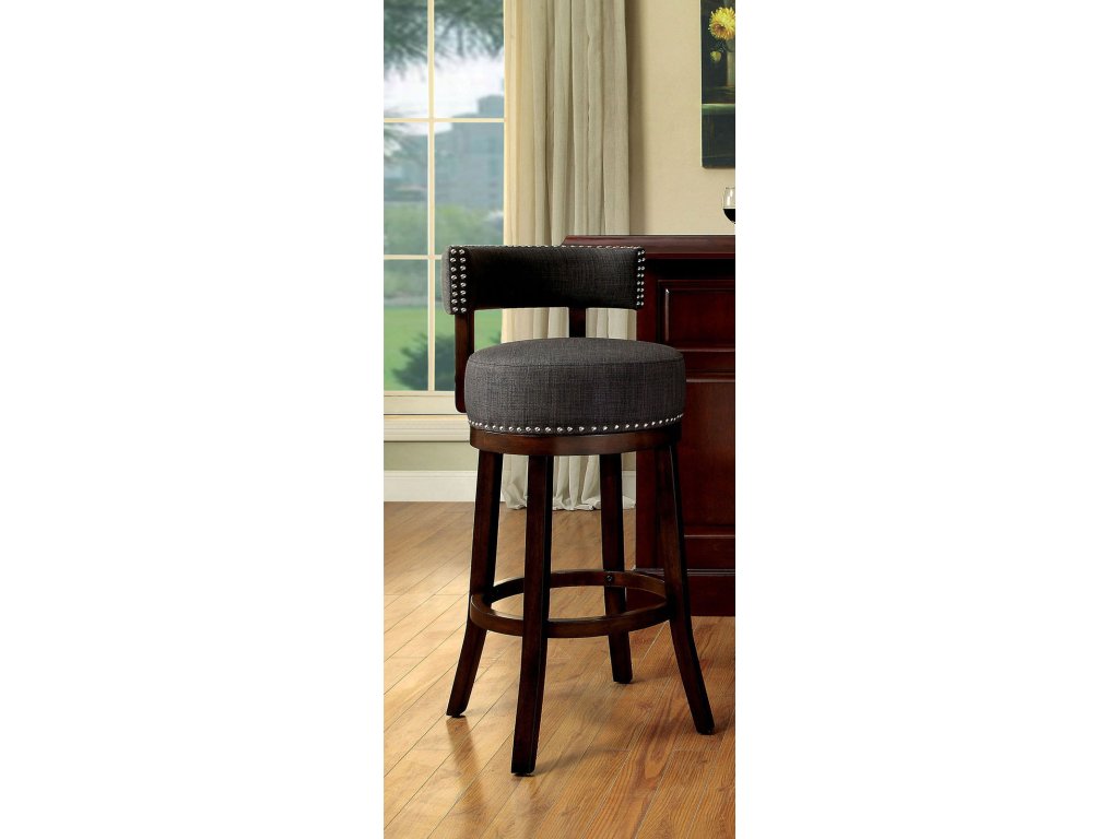 25" Bar Stool, Gray - main image