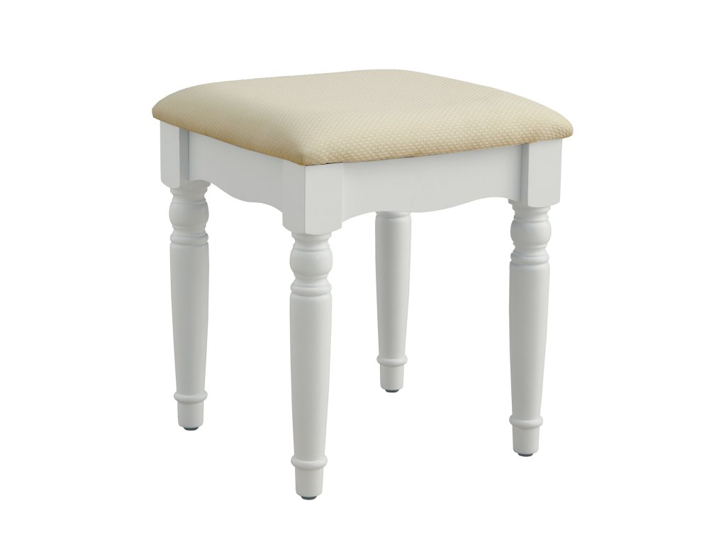 Vanity w/ Stool, White - image 3