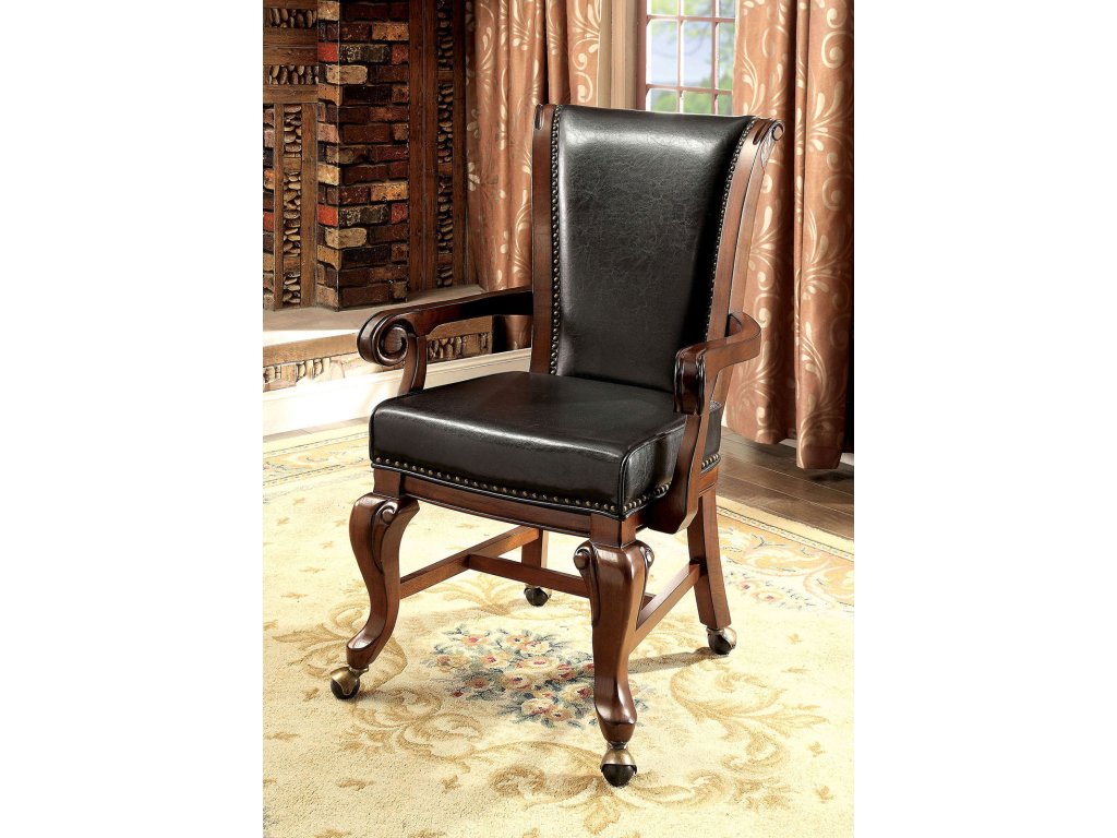 Arm Chair, Brown Cherry - main image
