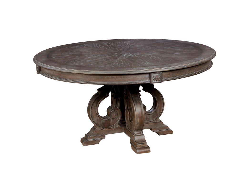7 Pc. Round Dining Table Set - image 1