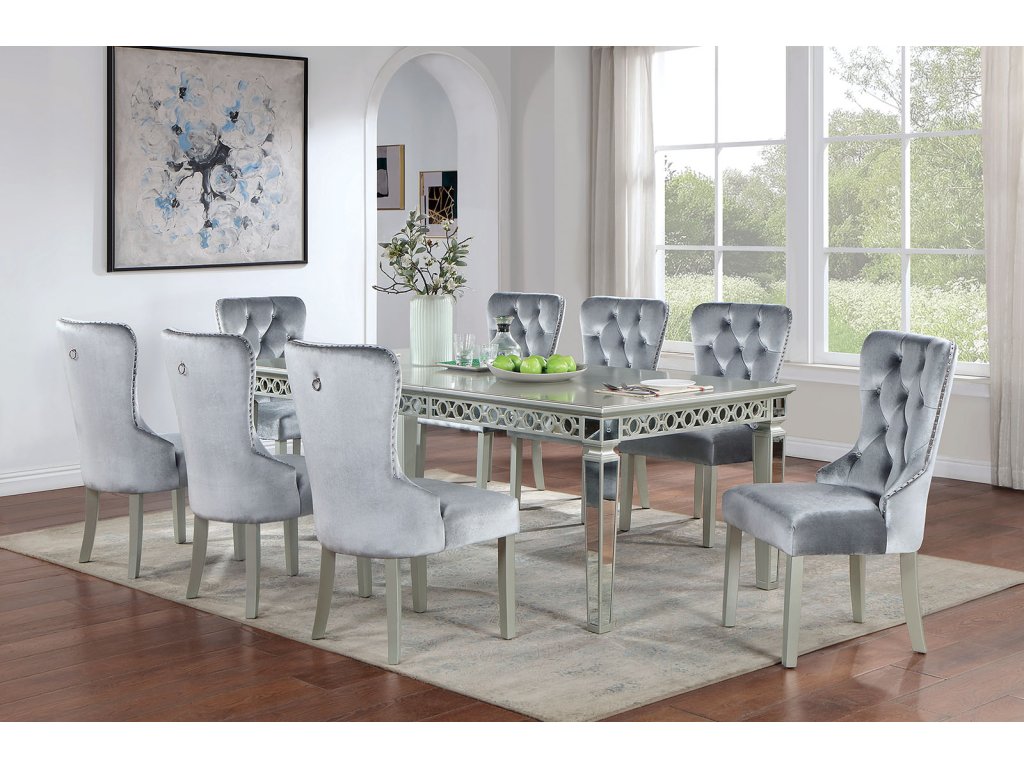 Dining Table, Silver - image 1