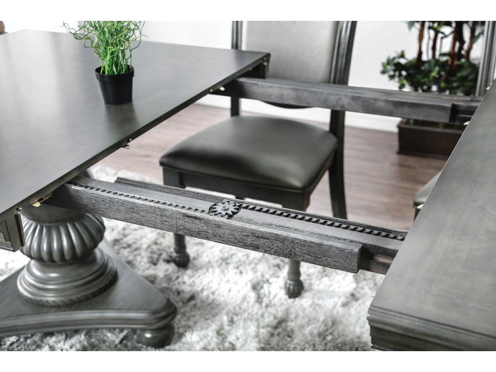 9 Pc. Dining Table Set (2AC+6SC) - image 2