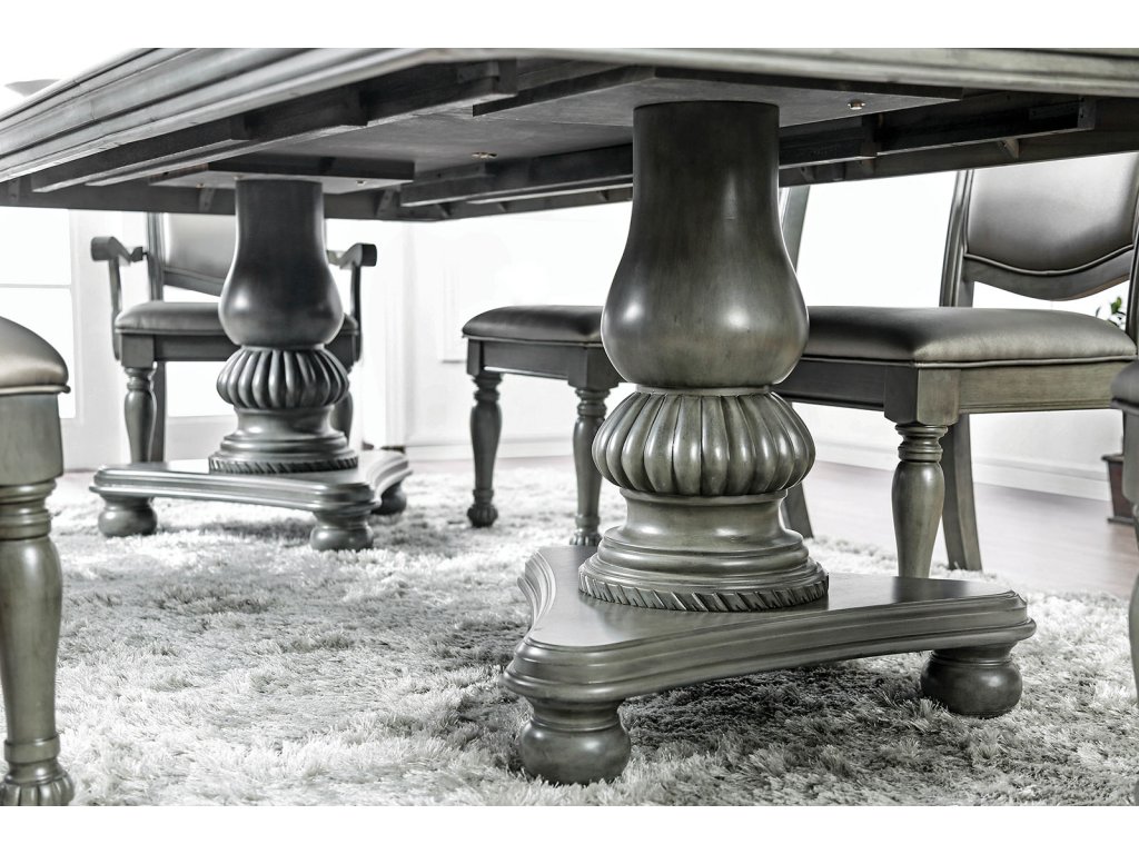 9 Pc. Dining Table Set (2AC+6SC) - image 3