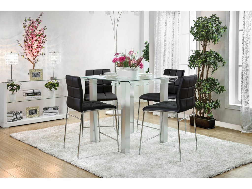 5 Pc. Round Counter Ht. Table Set - main image