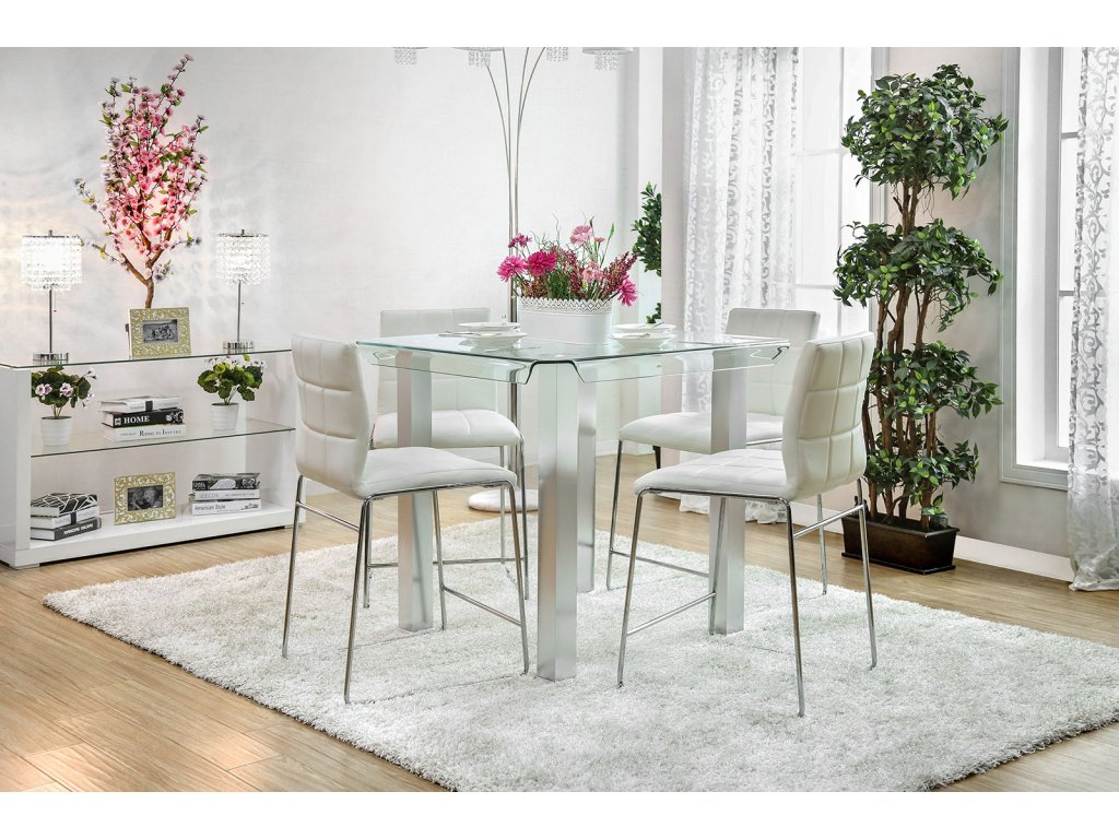 5 Pc. Round Counter Ht. Table Set - main image