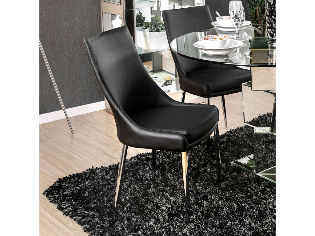 5 Pc. Round Dining Table Set (BK Chairs) - image 1
