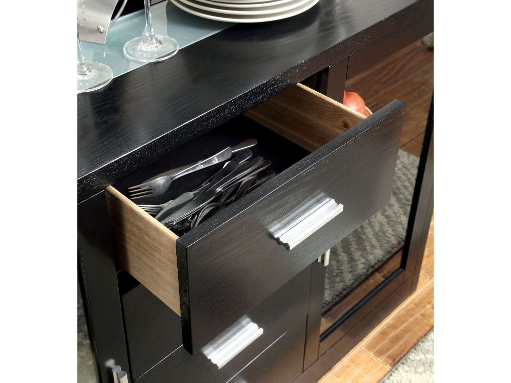 Glass-Insert Dining Table - image 3