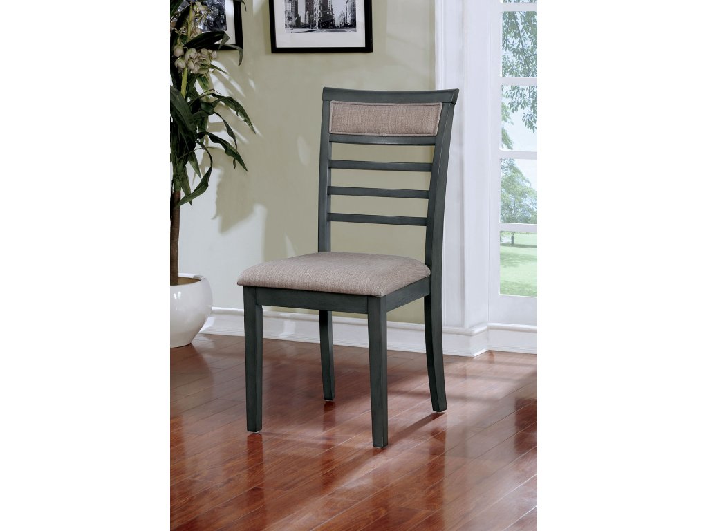 5 Pc. Dining Table Set, Gray - image 1