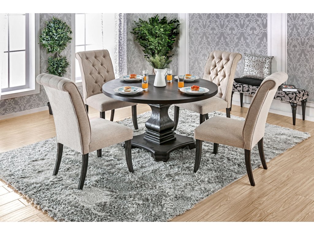 Round Table, Antique Black - main image