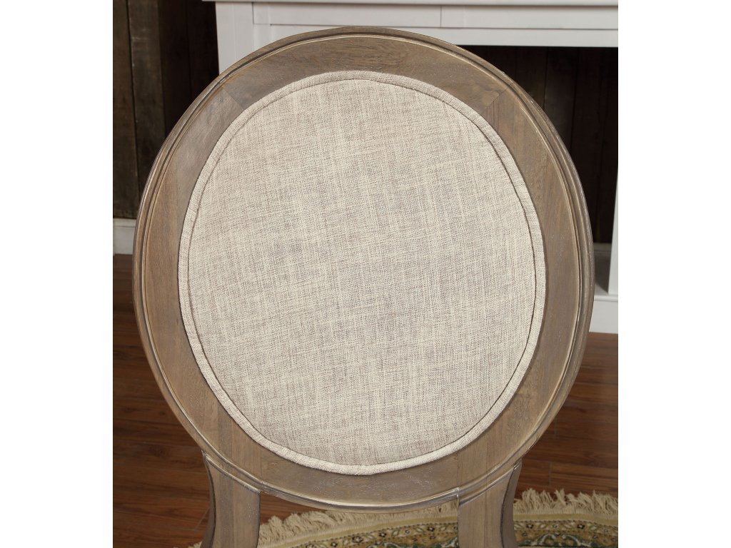 Round Dining Table, Rustic Oak - image 4