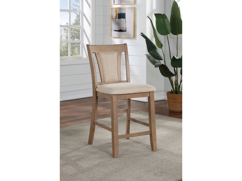 Counter Ht. Chair (2/CTN), Natural Tone/Beige - main image