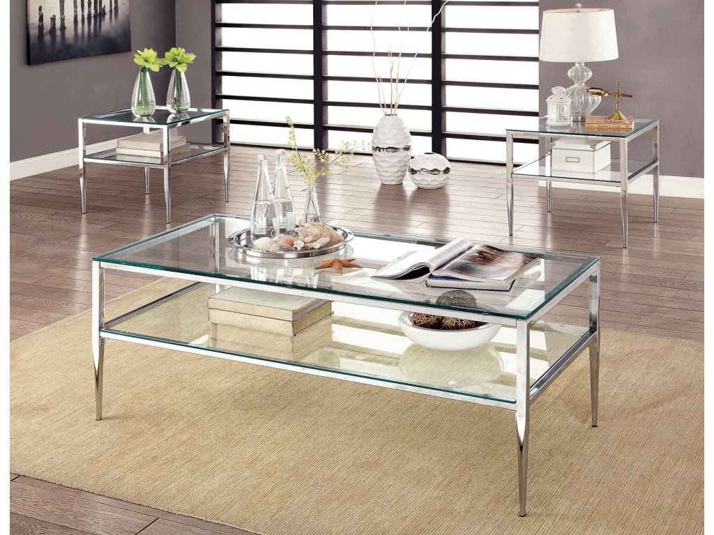 End Table, Chrome - image 1