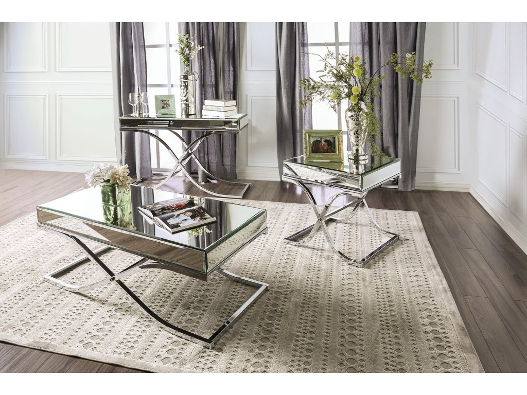 Sofa Table, Chrome - image 1