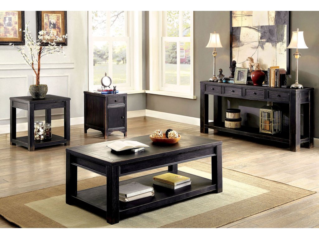 Sofa Table, Antique Black - image 1