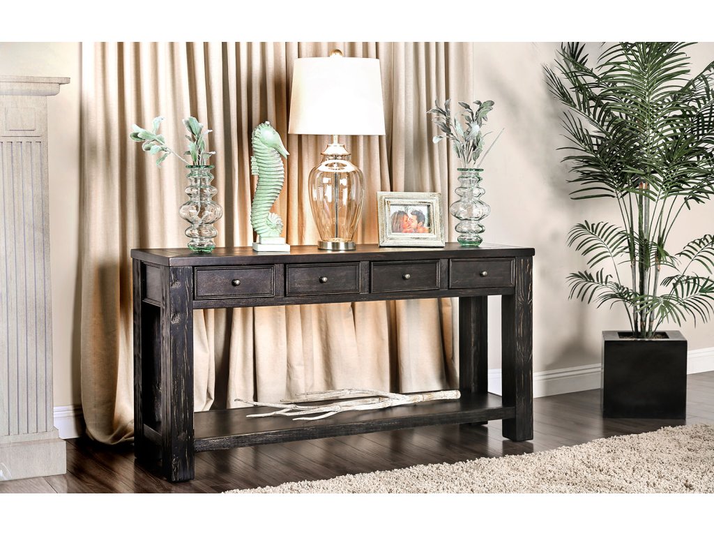 Sofa Table, Antique Black - main image