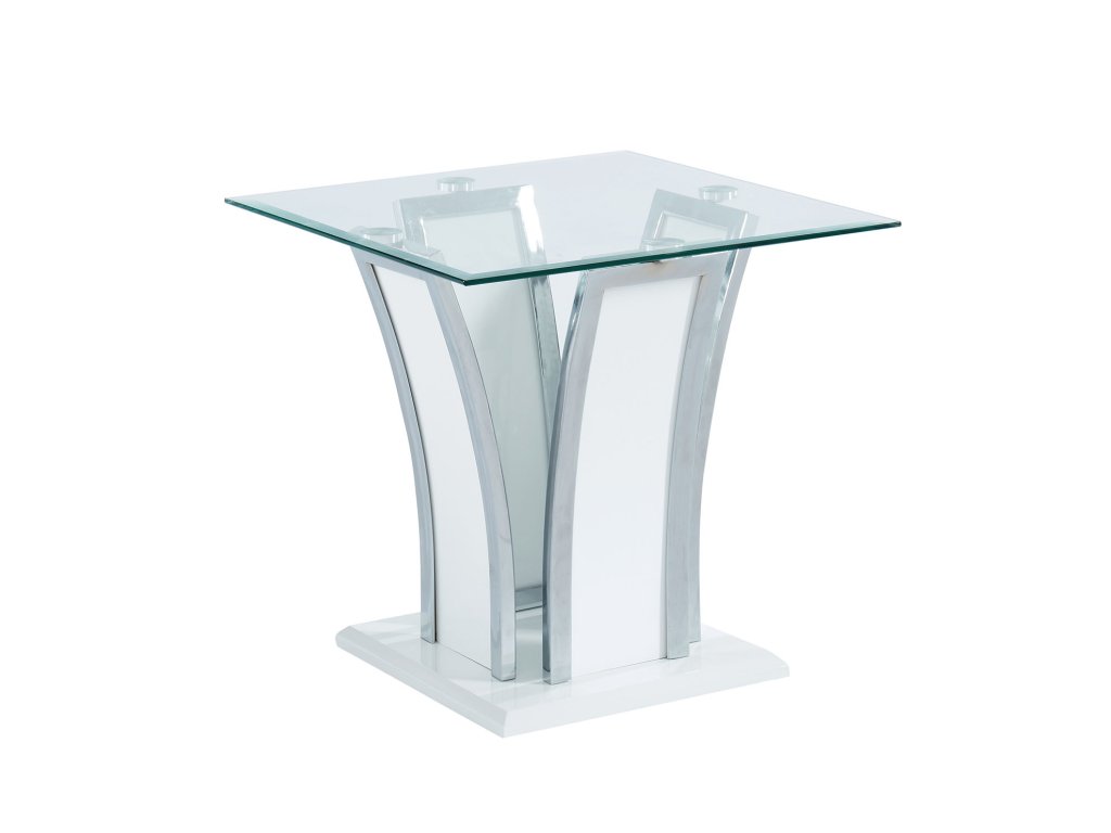 End Table, White - main image