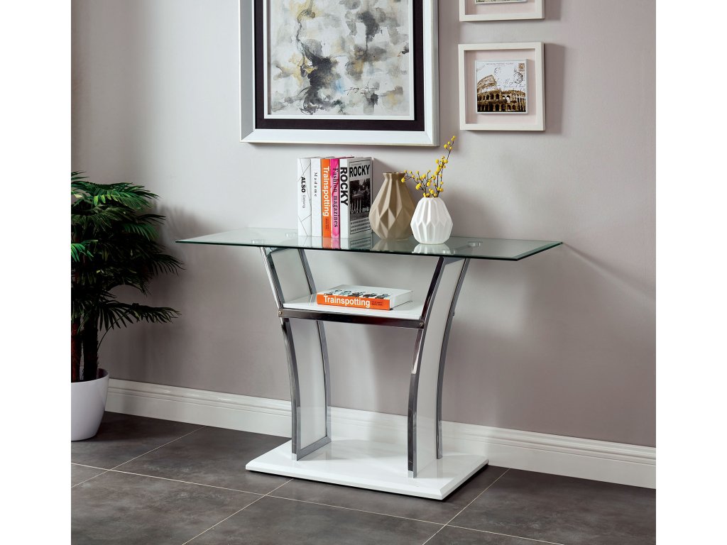 Sofa Table, White - main image
