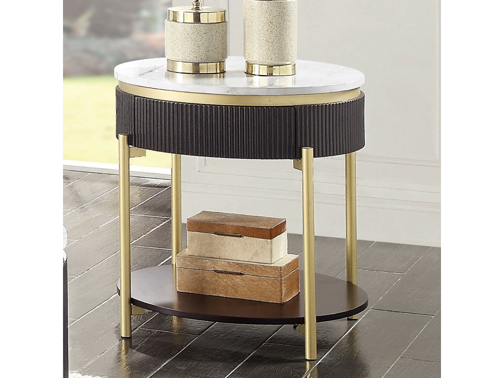 End Table, Dark Walnut - main image
