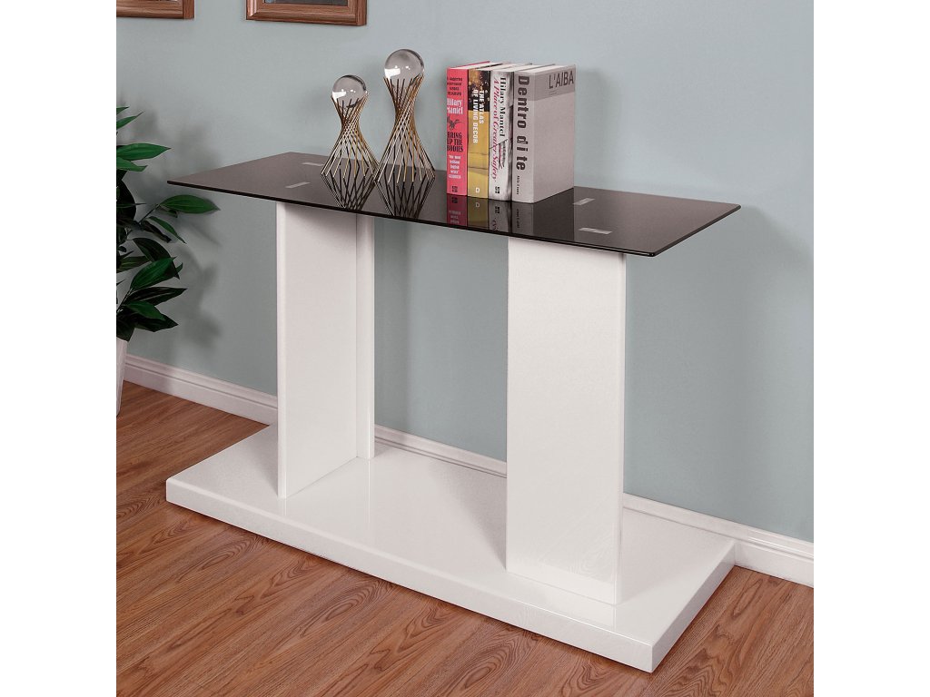 Sofa Table, Black/White - main image