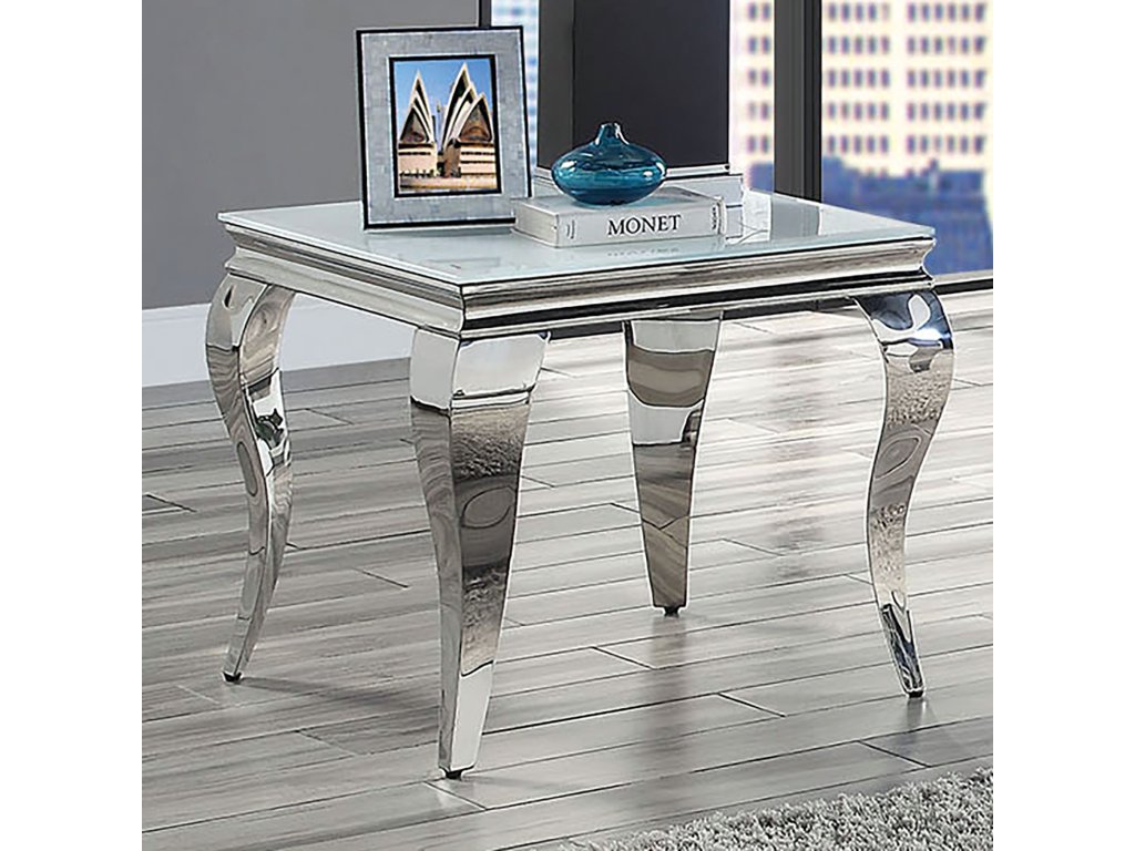 End Table, White - main image