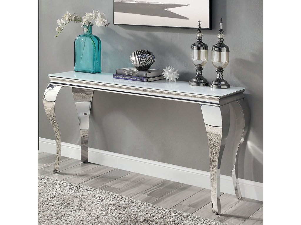 Sofa Table, White - main image