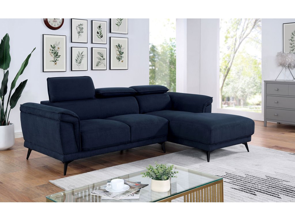Armless Chair, Navy - image 1