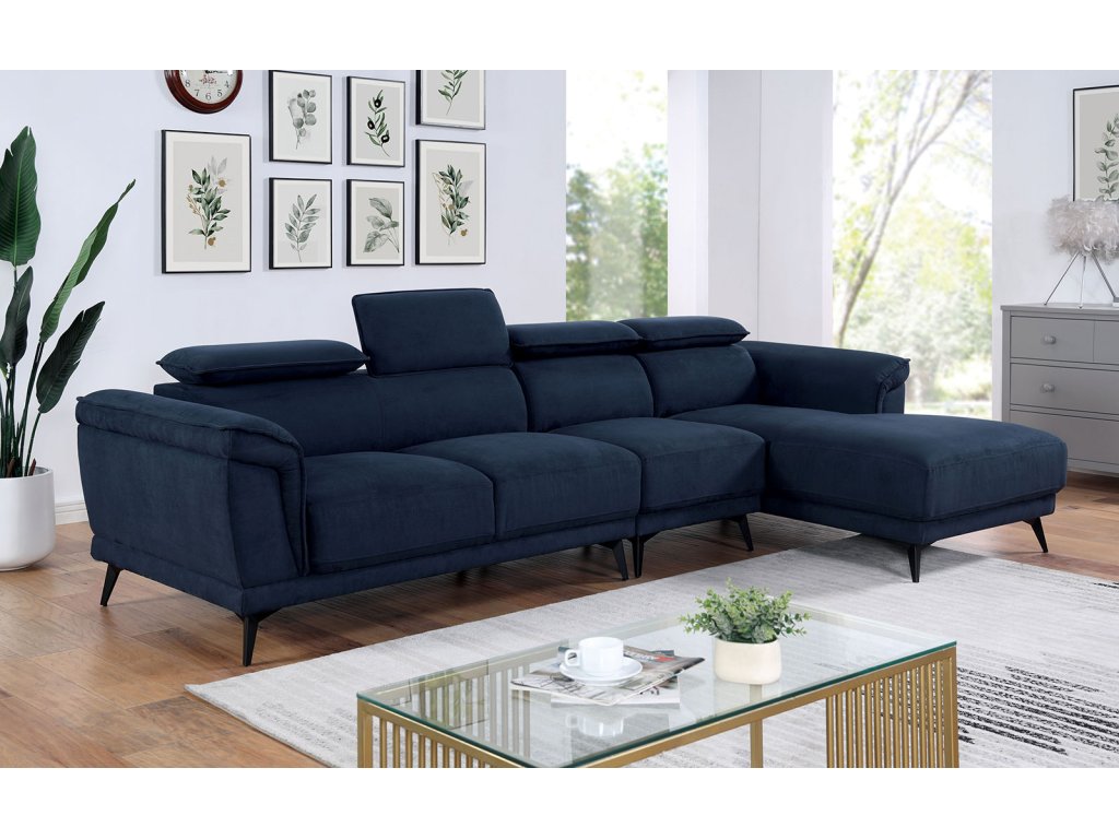 Sectional, Navy - image 1