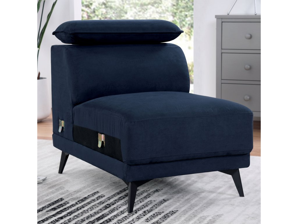 Armless Chair, Navy - main image