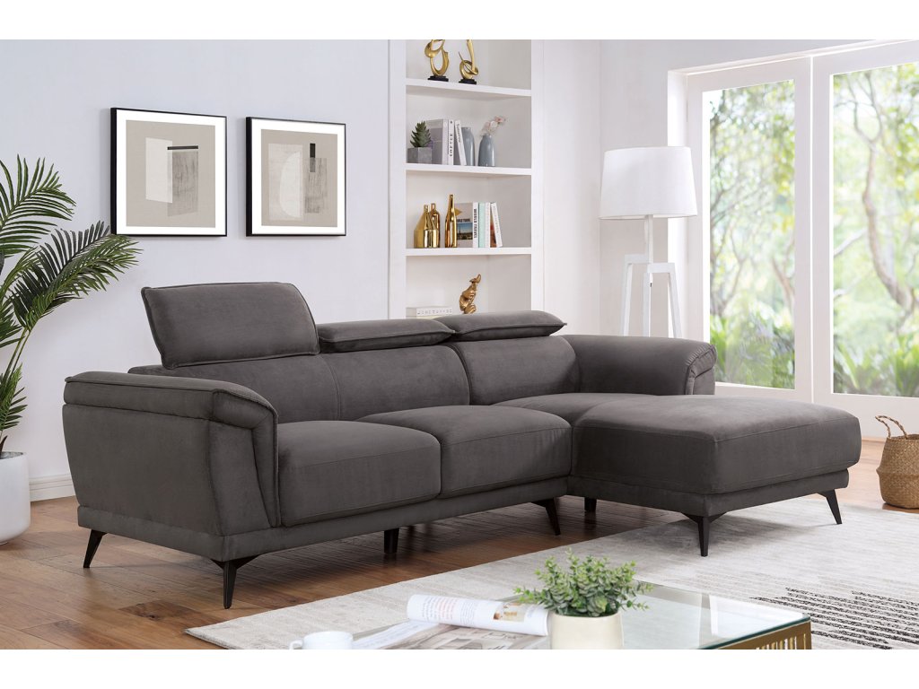 Armless Chair, Dark Gray - image 1