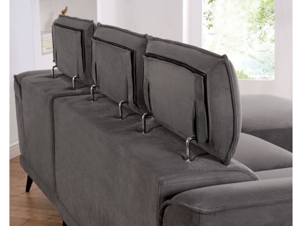 Sectional, Dark Gray - image 2