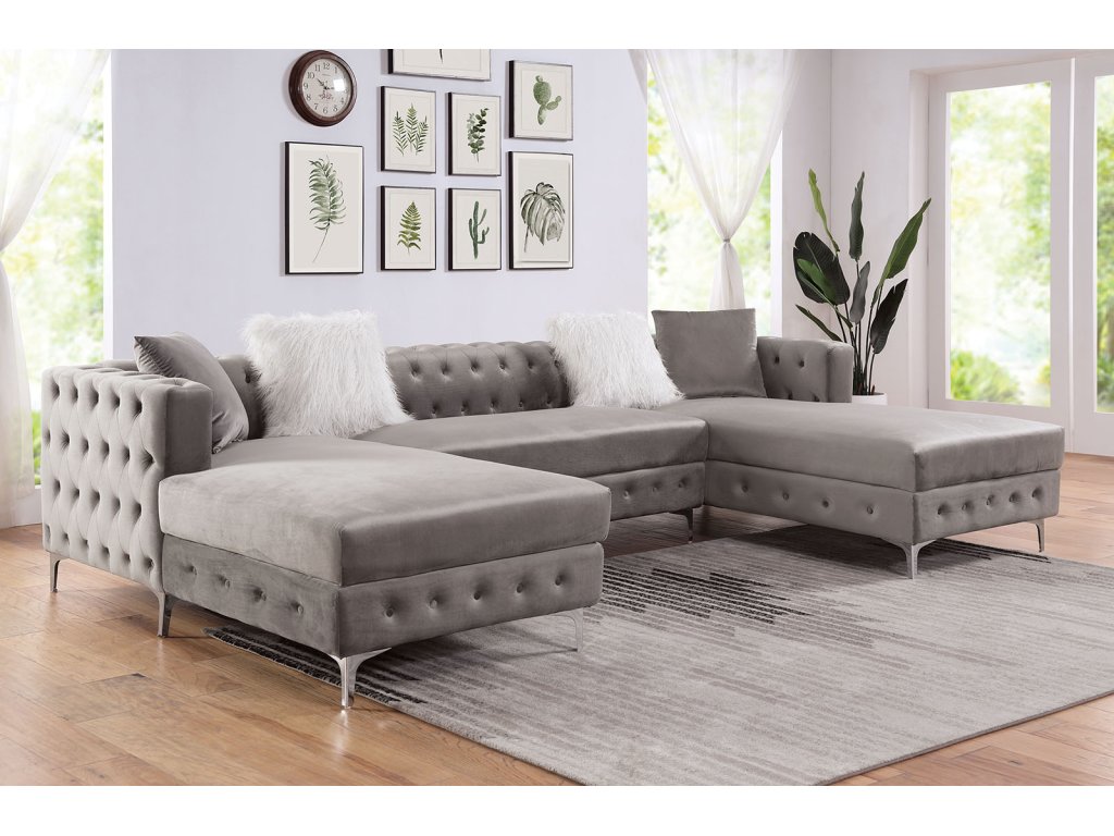 Sectional, Gray - image 1